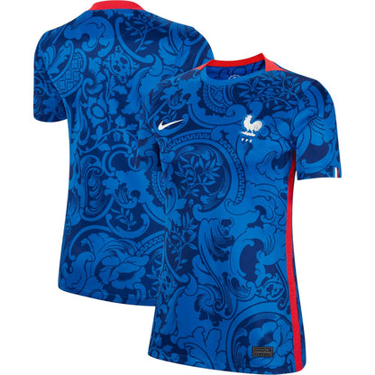 France Women's National Team Women's 2022/23 Home Replica Blank Jersey for sale - Blue