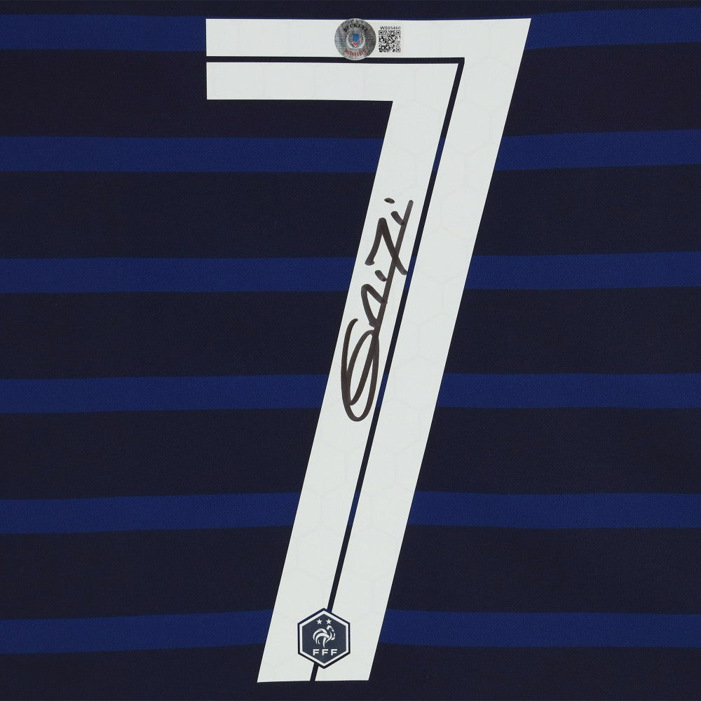 Antoine Griezmann France Autographed Blue Jersey