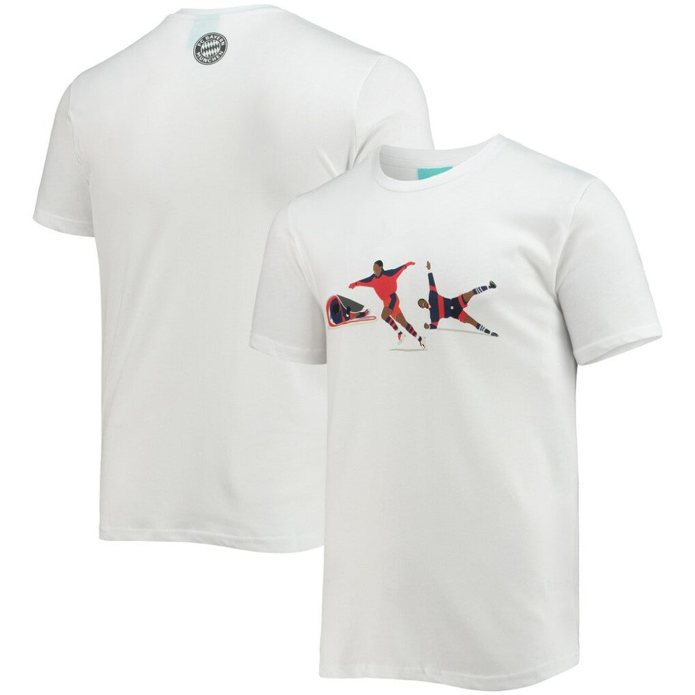 Giovane Élber Bayern Munich Hands-of-God T-Shirt on sale - White