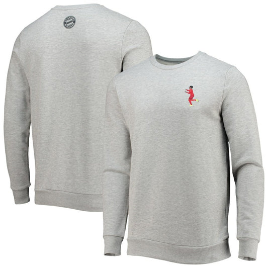 Serge Gnabry Bayern Munich Hands of God Sweatshirt on sale - Heathered Gray