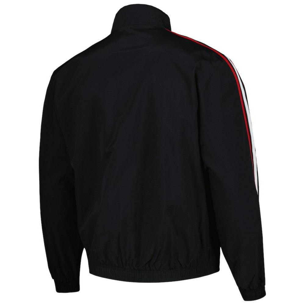 Manchester United 2022/23 On-Field Team Logo Anthem Reversible Full-Zip Jacket Discount - Black