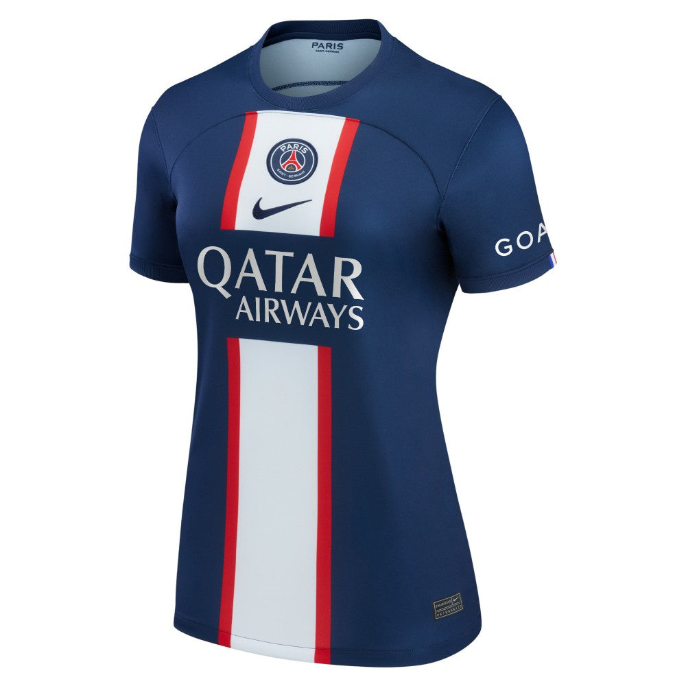 Kylian Mbappé Paris Saint-Germain Women's 2022/23 Home Replica Player Jersey on sale - Blue