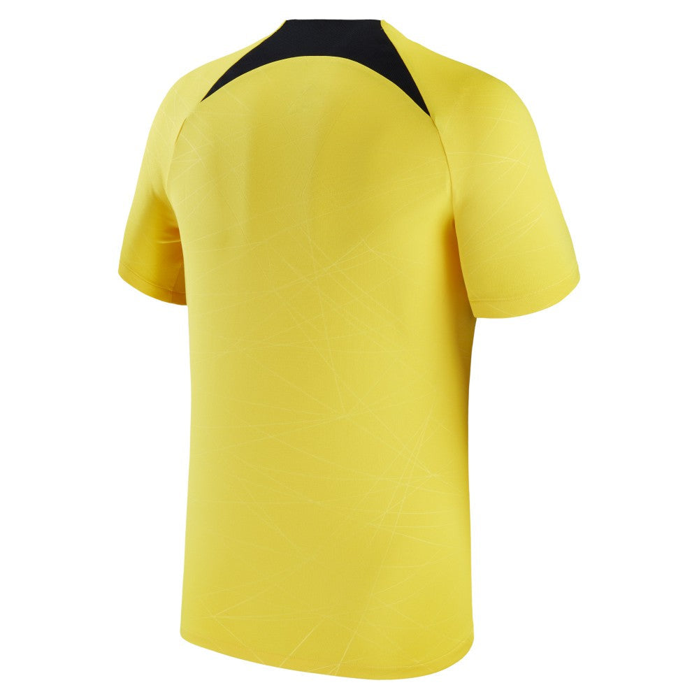 Paris Saint-Germain Jordan Brand 2022/23 Pre-Match Top on sale - Yellow