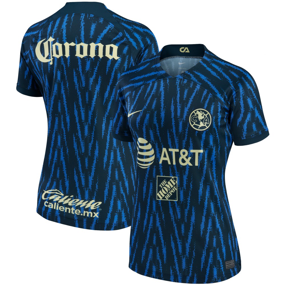 Club America Women's 2022/23 Away Replica Jersey for sale - Blue