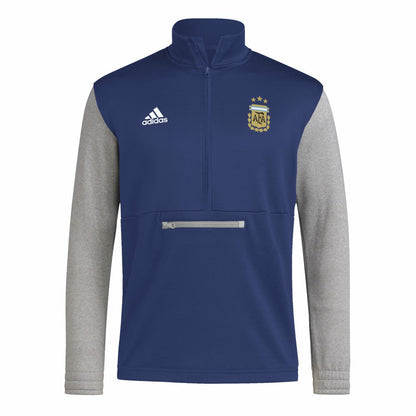 Argentina National Team Crest Long Sleeve Half-Zip Top for sale - Navy