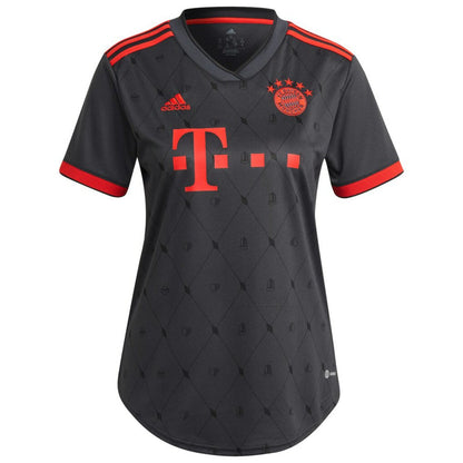 Leroy Sané Bayern Munich Women's 2022/23 Third Replica Player Jersey on sale - Charcoal