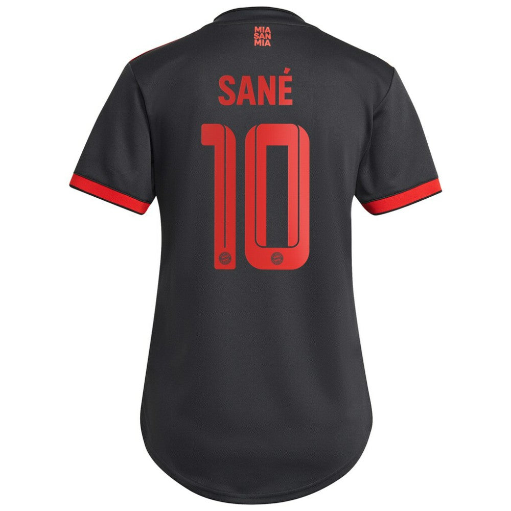 Leroy Sané Bayern Munich Women's 2022/23 Third Replica Player Jersey on sale - Charcoal