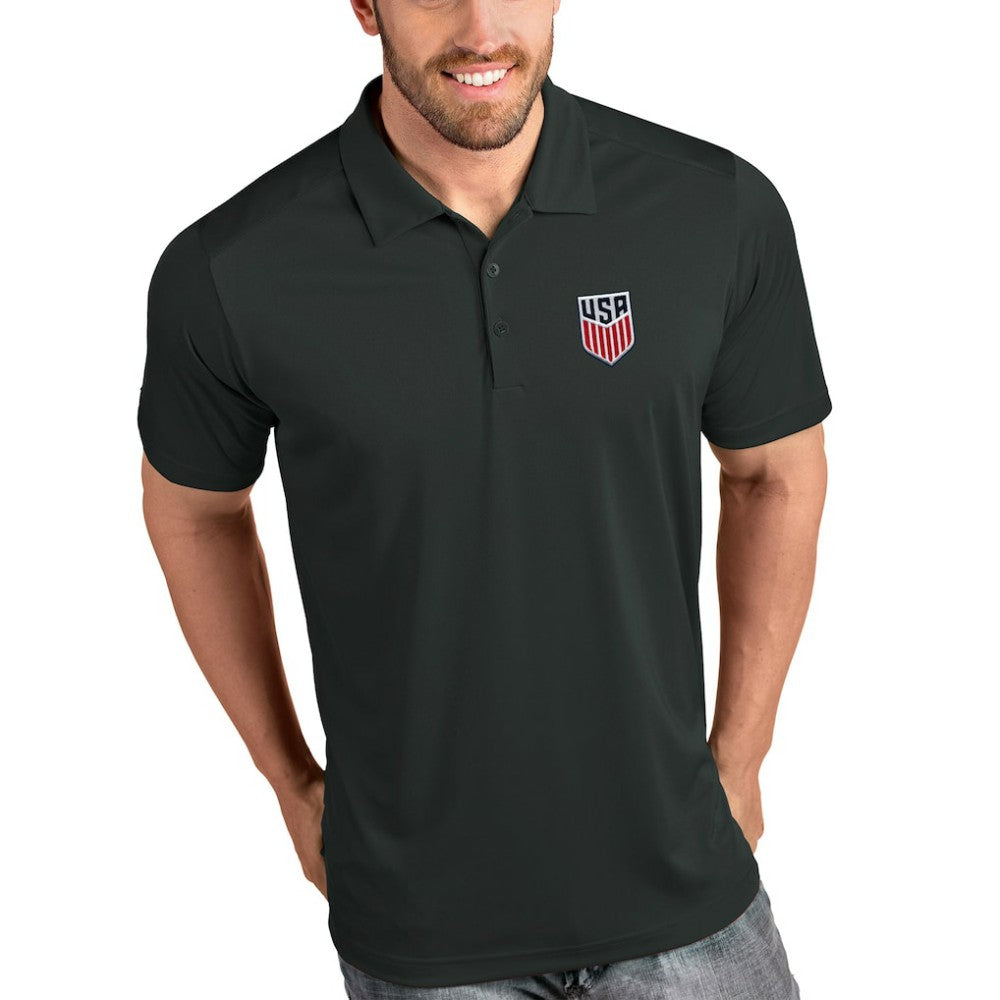 USMNT Antigua Tribute Polo for sale - Charcoal