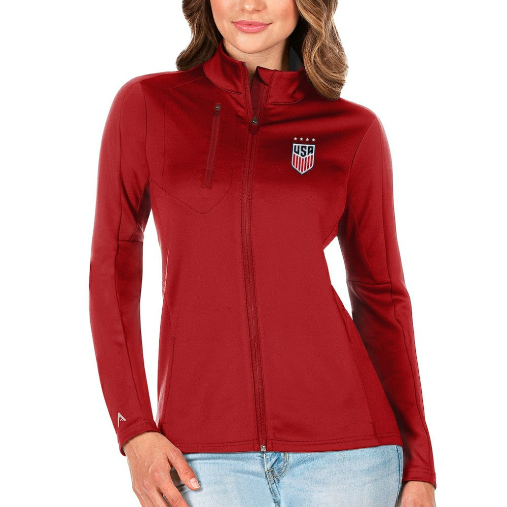 USWNT Antigua Women's Generation Full-Zip Jacket on sale - Red