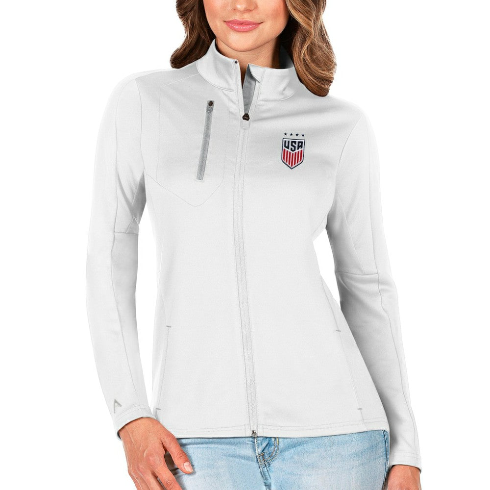 USWNT Antigua Women's Generation Full-Zip Jacket on sale - White