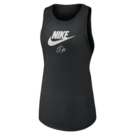 USWNT Women's Futura Tank Top on sale - Black