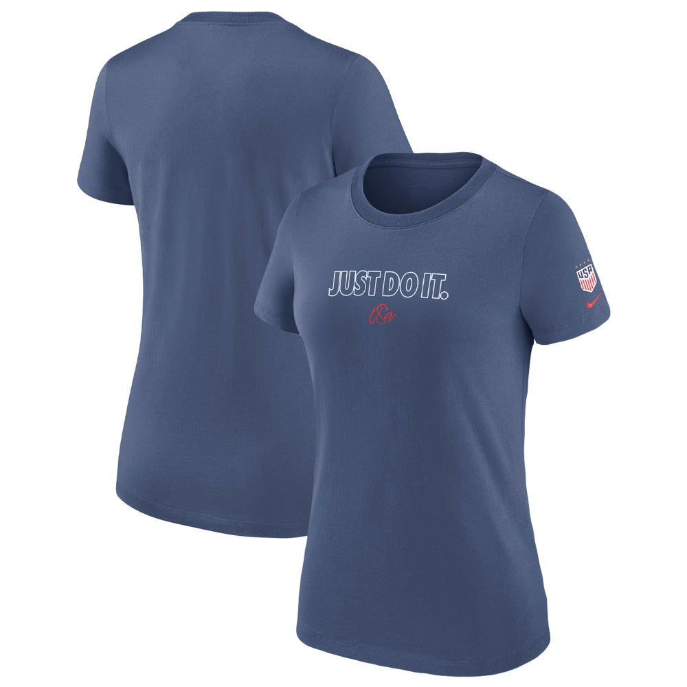 USWNT Women's Just Do It T-Shirt for sale - Blue