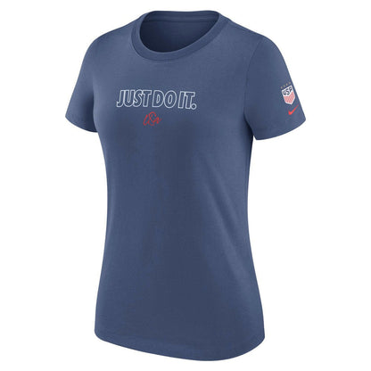 USWNT Women's Just Do It T-Shirt for sale - Blue