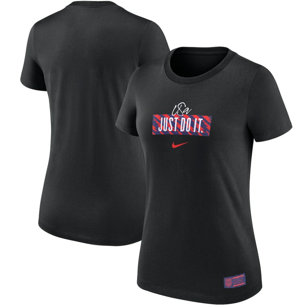 USMNT Women's Verbiage T-Shirt for sale - Black