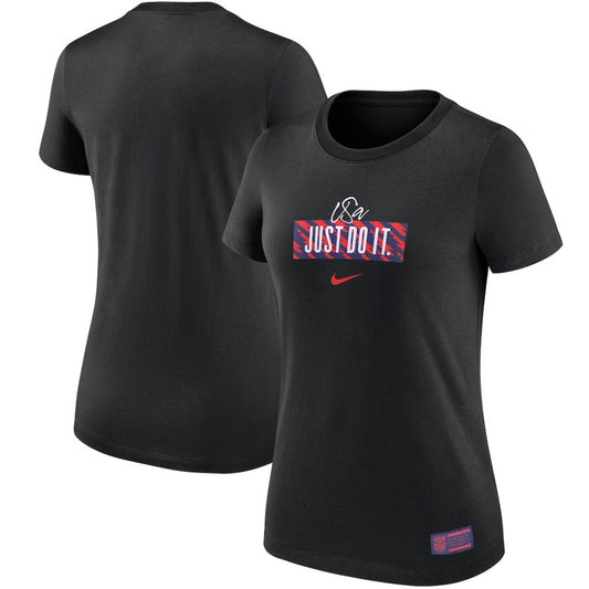USMNT Women's Verbiage T-Shirt for sale - Black