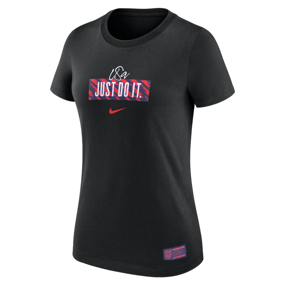 USMNT Women's Verbiage T-Shirt for sale - Black