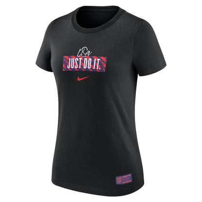 USMNT Women's Verbiage T-Shirt for sale - Black