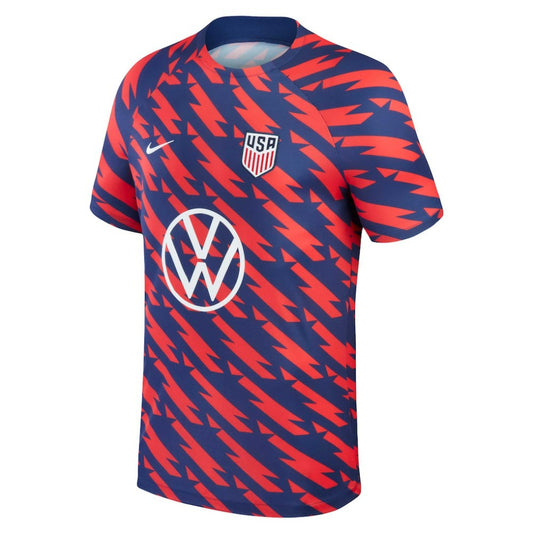 USMNT 2023/24 Academy Pro Pre-Match Top on sale - Navy