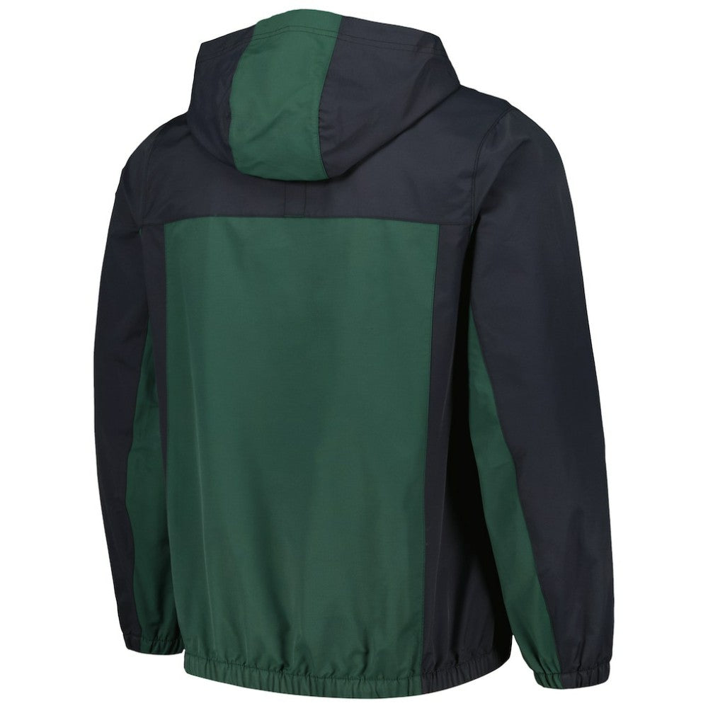 Liverpool Anorak Hoodie Quarter-Zip Jacket Discount - Green