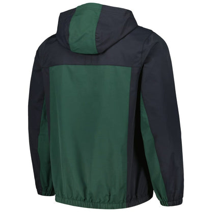 Liverpool Anorak Hoodie Quarter-Zip Jacket Discount - Green