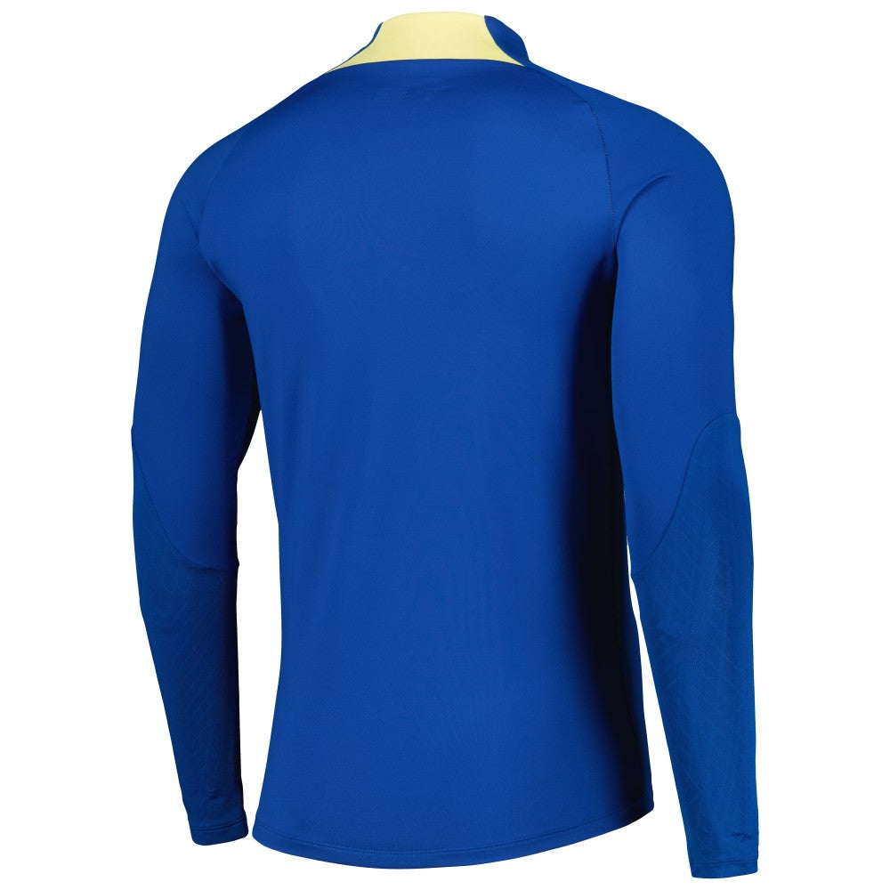 Club America Strike Drill 2023/24 Performance Quarter-Zip Long Sleeve Top Discount - Blue