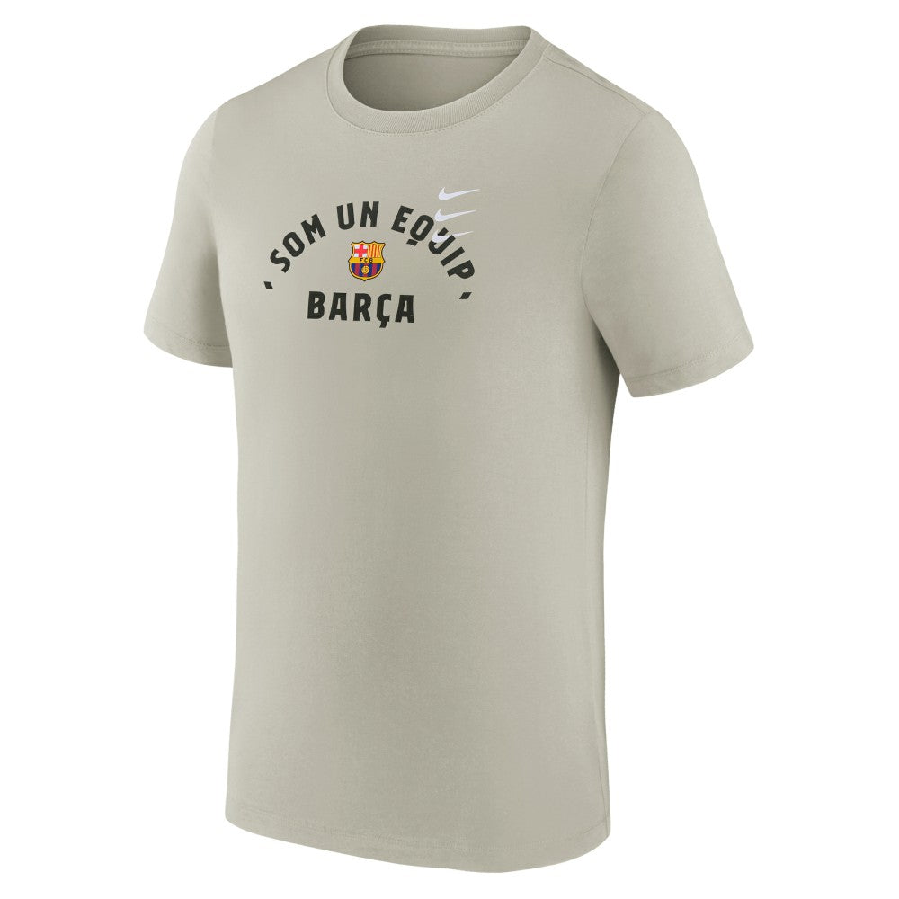 Barcelona Verbiage T-Shirt on sale - Tan
