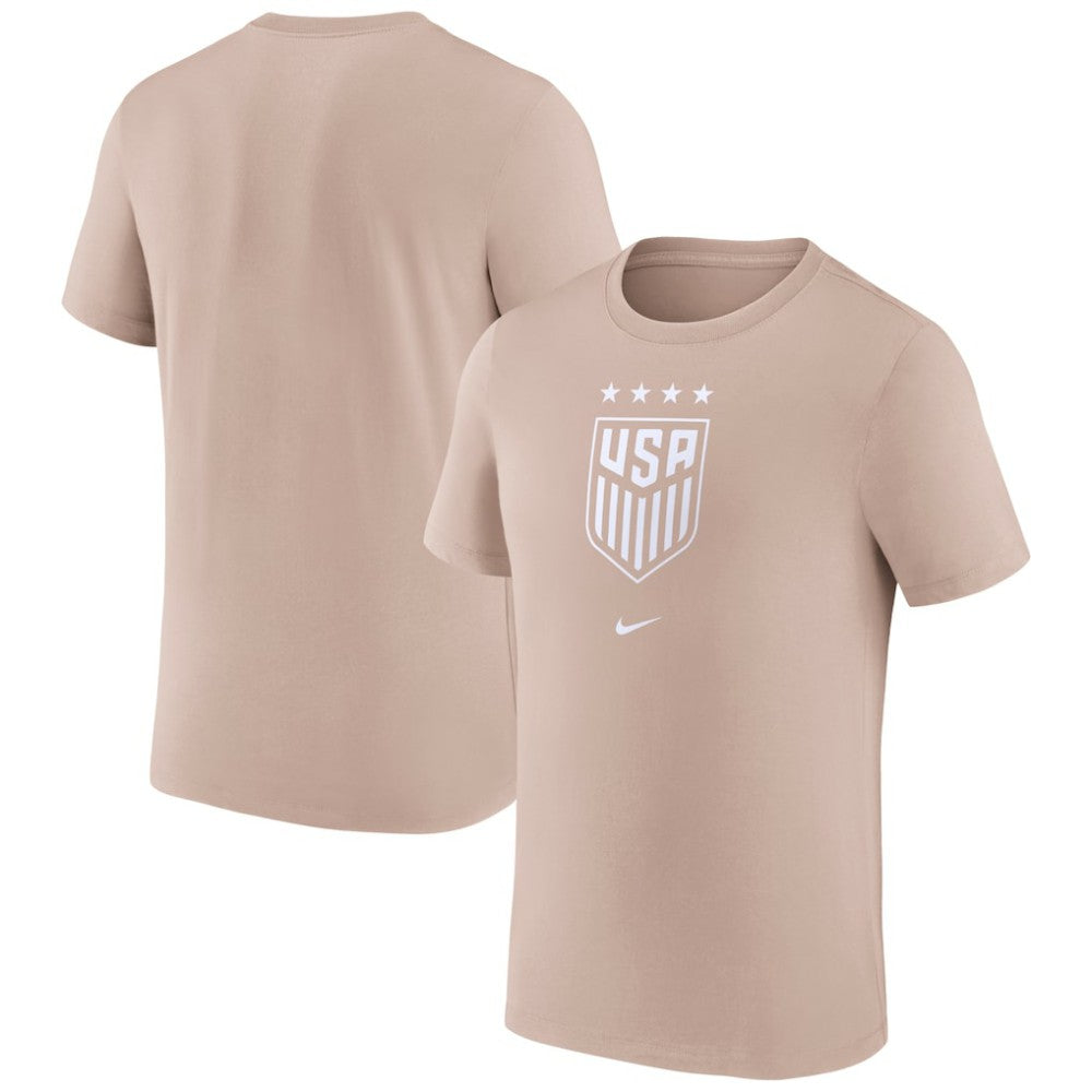 USWNT Youth Crest T-Shirt on sale - Tan