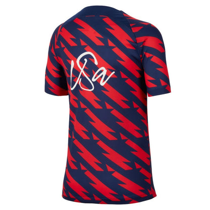 USMNT Youth 2023/24 Academy Pro Performance Pre-Match Top on sale - Red