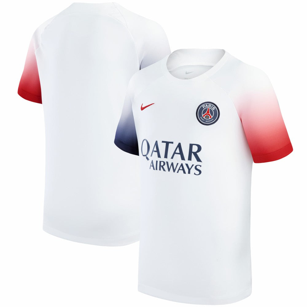 Paris Saint-Germain Youth 2023/24 Academy Pro Performance Pre-Match Top on sale - White