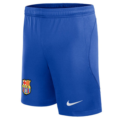 Barcelona Youth 2023/24 Away Stadium Performance Shorts on sale - Royal