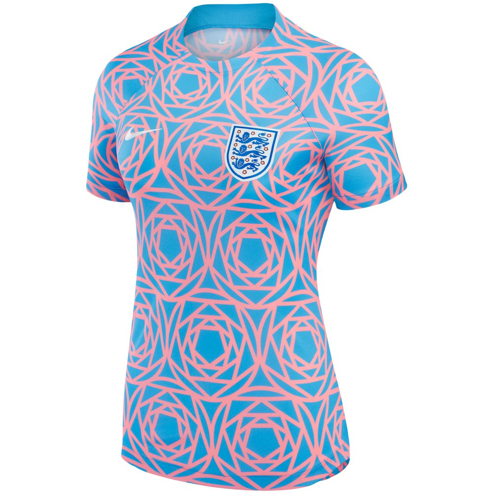 England Women's National Team Women's 2023 Pre-Match Top for sale - Pink