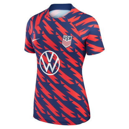 USMNT Women's 2023 Strike Drill Pre-Match Top for sale - Red