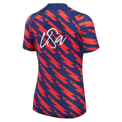 USMNT Women's 2023 Strike Drill Pre-Match Top for sale - Red