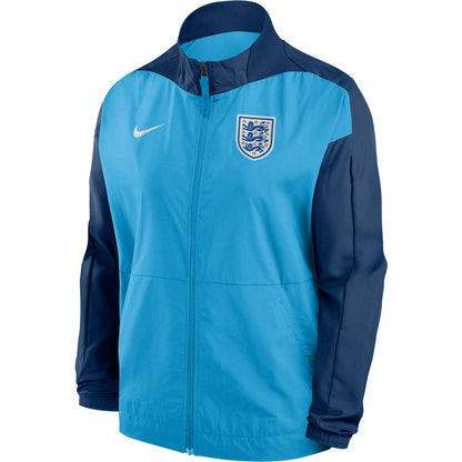 England Women's National Team Women's 2023 Anthem Raglan Performance Full-Zip Jacket for sale - Blue