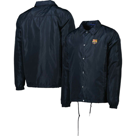 Barcelona Coaches Full-Snap Jacket on sale - Navy