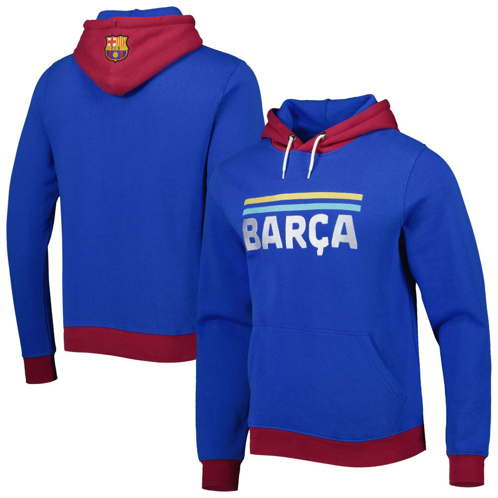 Barcelona Outdoor Pullover Hoodie on sale - Blue