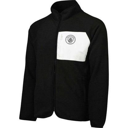 Manchester City Pile Raglan Full-Zip Jacket Discount - Black
