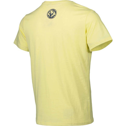 Club America Rounded T-Shirt Discount - Yellow