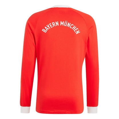 Bayern Munich Originals Energy Drop '70s Long Sleeve Jersey on sale - Red