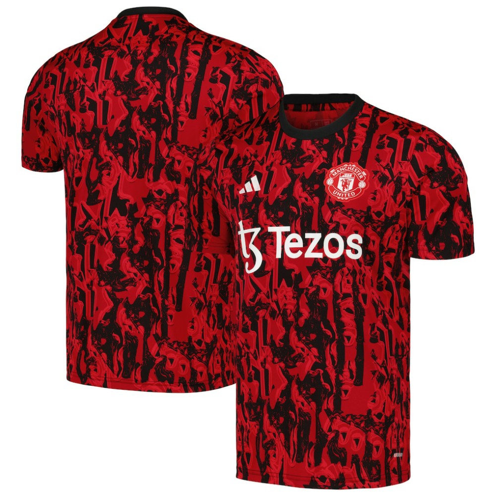 Manchester United 2023/24 Pre-Match Top Discount - Red