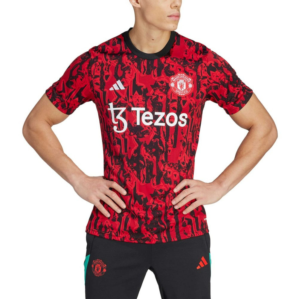 Manchester United 2023/24 Pre-Match Top Discount - Red
