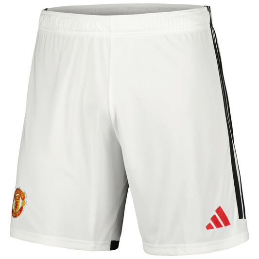 Manchester United 2023/24 Home Replica Shorts Discount - White