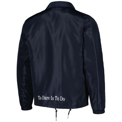 Tottenham Hotspur Coaches Full-Snap Jacket Sale - Navy