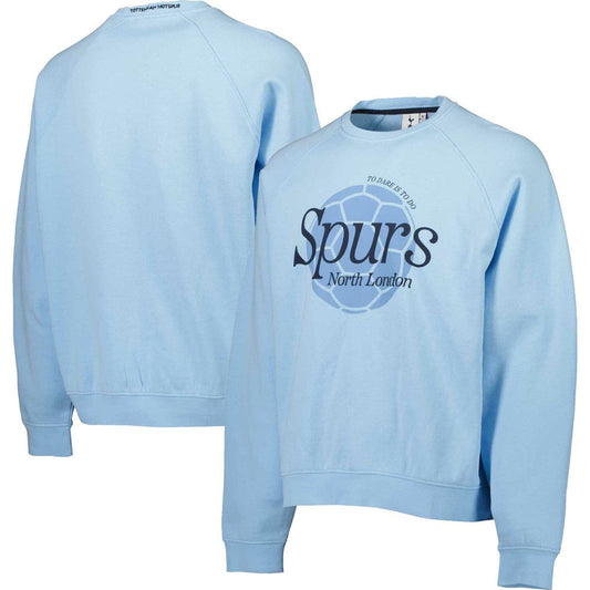 Tottenham Hotspur Foundation Oversized Raglan Pullover Sweatshirt Sale - Light Blue