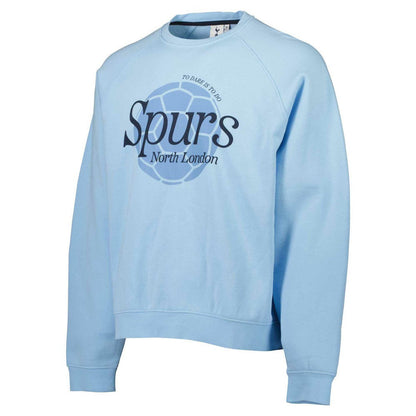 Tottenham Hotspur Foundation Oversized Raglan Pullover Sweatshirt Sale - Light Blue