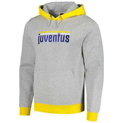 Juventus Lifestyle Pullover Hoodie Discount - Heather Gray