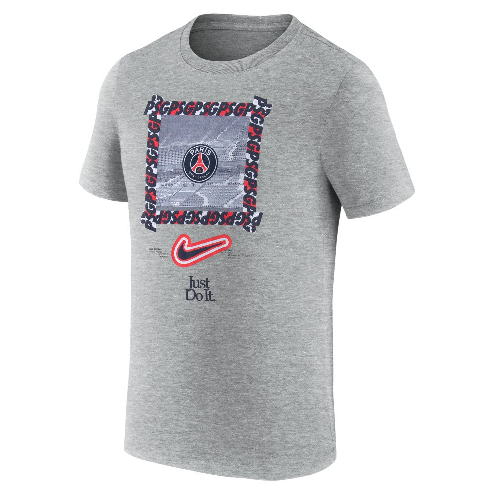 Paris Saint-Germain DNA T-Shirt on sale - Heather Gray