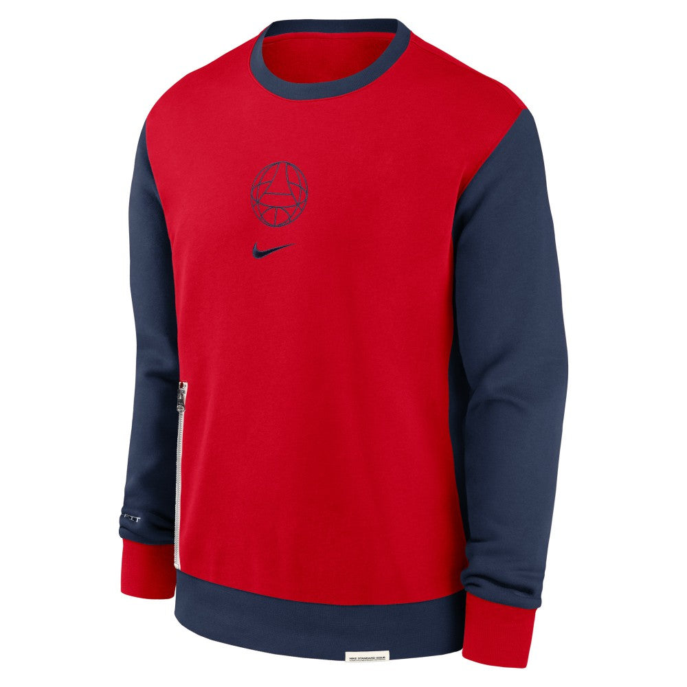 Paris Saint-Germain 2023/24 Standard Issue Travel Performance Pullover Sweatshirt on sale - Red