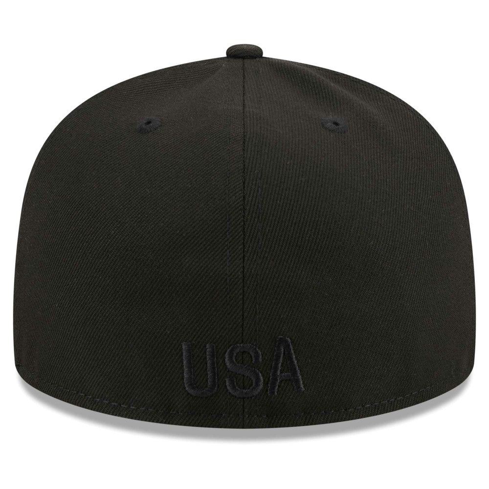 USMNT New Era Text 59FIFTY Fitted Hat for sale - Black