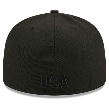 USMNT New Era Text 59FIFTY Fitted Hat for sale - Black